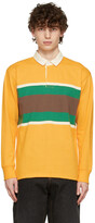 Thumbnail for your product : Drakes Yellow Stripe Rugby Polo