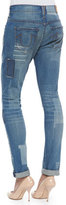 Thumbnail for your product : True Religion Audrey Mid-Rise Patchwork Jeans