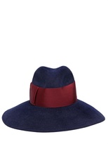 Thumbnail for your product : Borsalino Velour Lapin Fur Felt Wide Brim Hat
