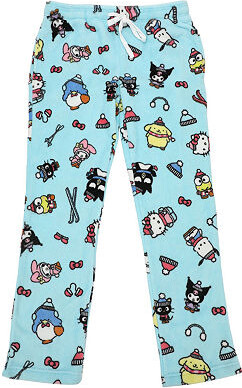 Bioworld Womens Hello Kitty Plush Pajama Pants