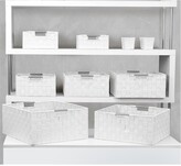 Thumbnail for your product : Sorbus White Woven 9-Piece Basket Set