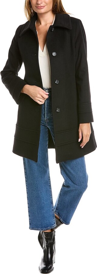 Fleurette Tailored Wool Coat