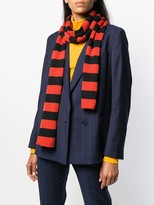 Thumbnail for your product : La DoubleJ Striped Knit Skinny Scarf
