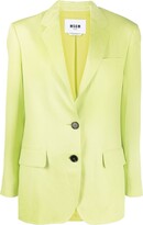 Thumbnail for your product : MSGM Single-Breasted Tailored Blazer