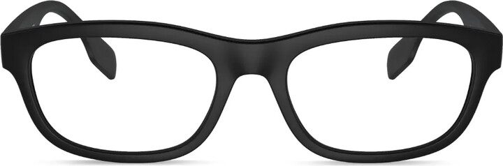 Burberry Eyewear Logo-Print Rectangle-Frame Glasses
