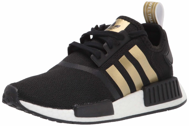 adidas black and gold trainers womens