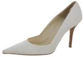Thumbnail for your product : Miu Miu Woven Pointed-Toe Pumps