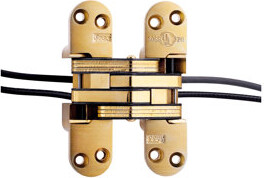 SOSS 4.63'' H x 1.13'' W Power Transfer Invisible/Concealed Single Door Hinge