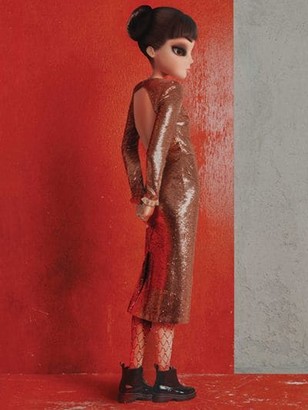 Philosophy di Lorenzo Serafini Draped Sequined Mini Dress