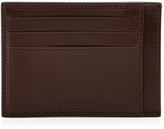 Thumbnail for your product : Bally Leather Card Case, Brown