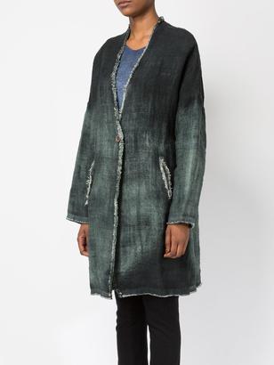 Avant Toi degradé midi coat - women - Linen/Flax - S