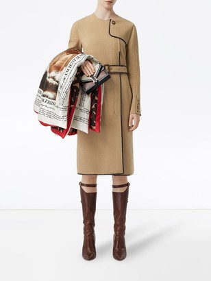 Burberry Technical Style Belted Dress