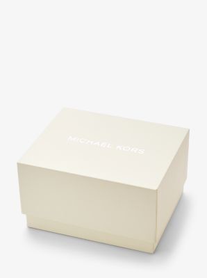 Michael Kors Mini Pyper Rose Gold-Tone Watch and Slider Bracelet Set