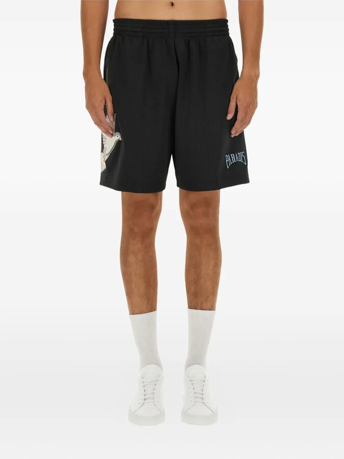 3PARADIS Bird-Print Shorts