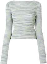 M Missoni striped rib knit sweater 