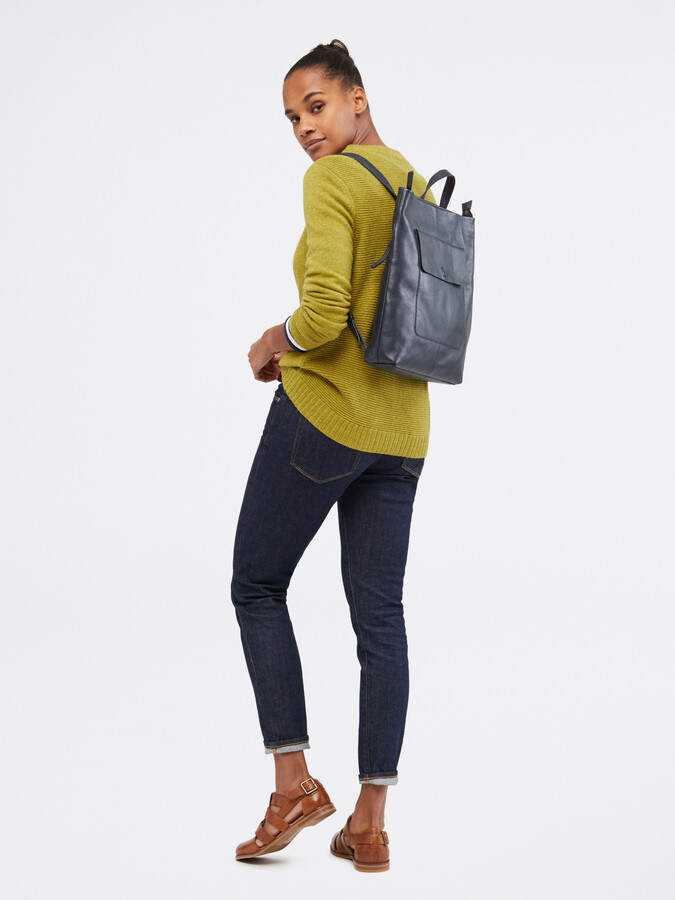 white stuff issy leather backpack