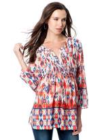 Thumbnail for your product : A Pea in the Pod Pleated Maternity Blouse
