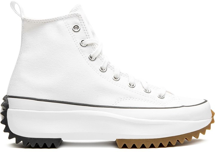 black converse with gum sole