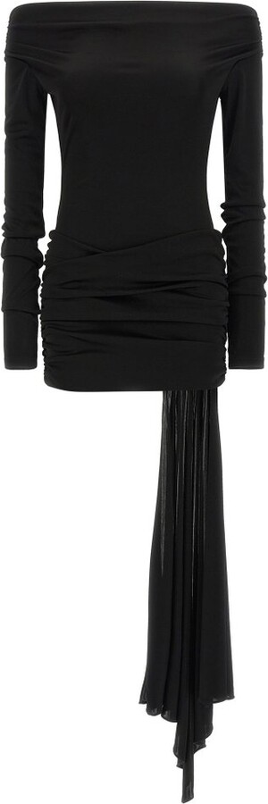 The Andamane Wendell Off-Shoulder Mini Dress