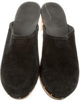 Thumbnail for your product : UGG Suede Round-Toe Clogs