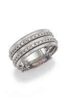 Thumbnail for your product : Marco Bicego Goa Diamond & 18K White Gold Five-Row Ring