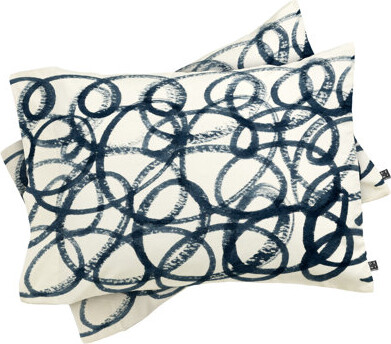 Deny Designs Social Proper Swirl Pillowcase