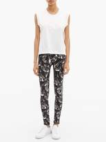 Thumbnail for your product : The Upside Japanese Forest-print Technical-jersey Leggings - Womens - Black Pink