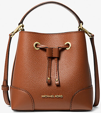 Mercer Small Pebbled Leather Bucket Bag