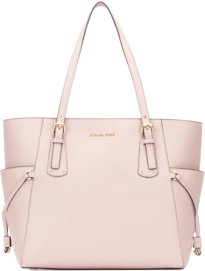 voyager small crossgrain leather tote bag