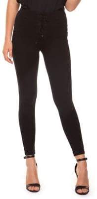 Dex Pull-On Lace-Up Leggings