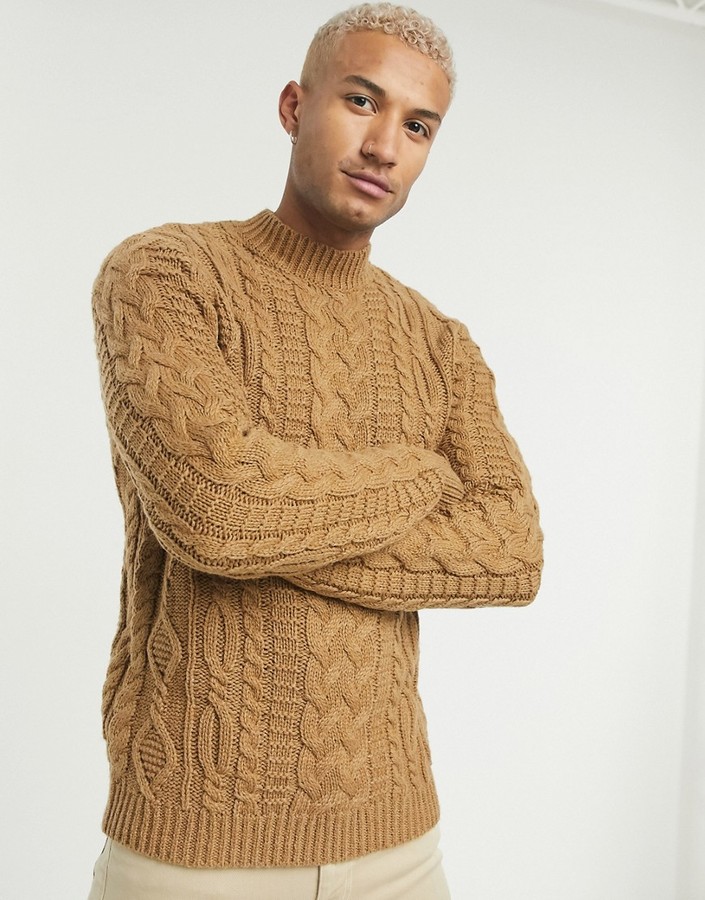 men's heavyweight cotton turtleneck
