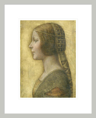 Astoria Grand La Bella Principessa by Leonardo da Vinci -Framed Giclee Print