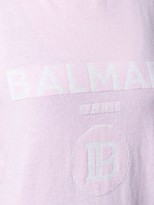Thumbnail for your product : Balmain Intarsia Logo Jumper