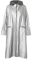 Thumbnail for your product : McVERDI - Silver Coat With Long Zipper