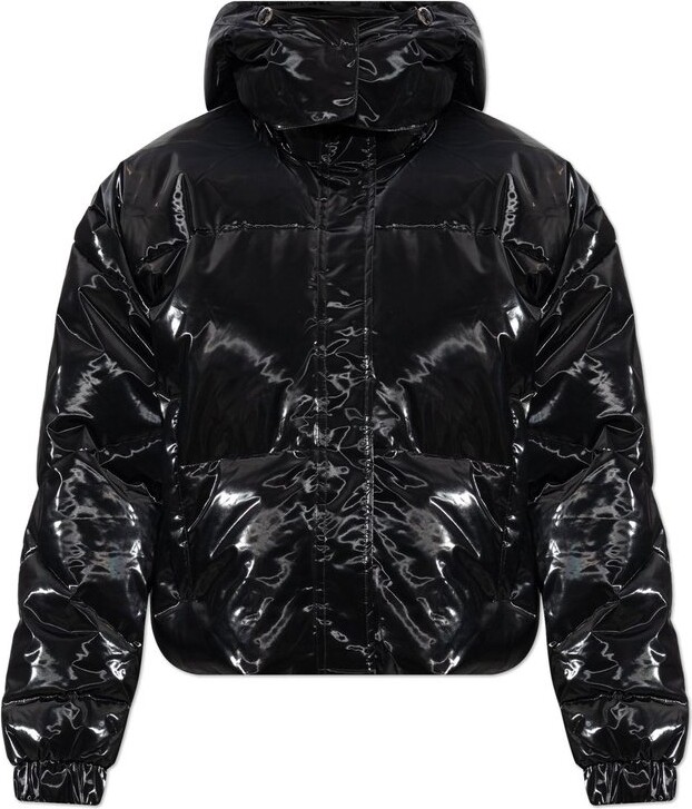 EA7 Emporio Armani Shimmering Finish Padded Jacket
