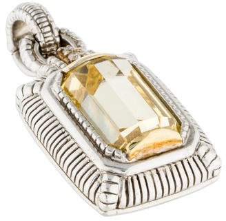 Judith Ripka Canary Crystal & Diamond Pendant