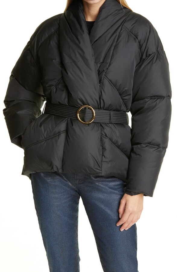 Frame Wrap Puffer Coat ShopStyle