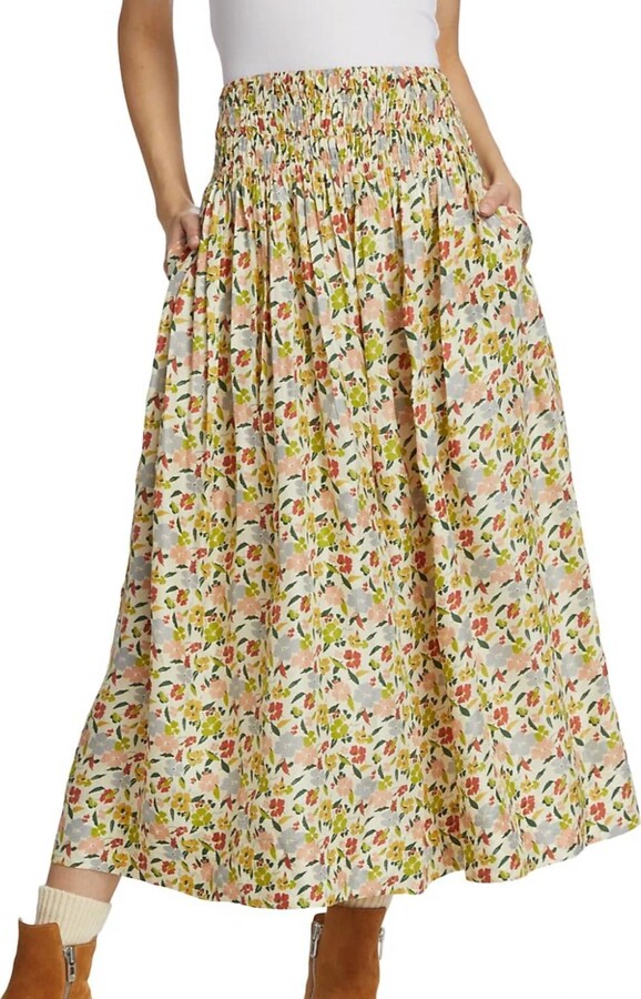 The Great Viola Skirt In Floating Petals