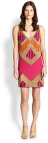 Thumbnail for your product : Haute Hippie Silk Bead & Sequin Patterned Dress