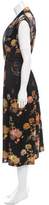 Thumbnail for your product : Dries Van Noten Fringe-Accented Floral Vest w/ Tags