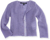Thumbnail for your product : Lili Gaufrette Lemohair Knit Cardigan, Lavender