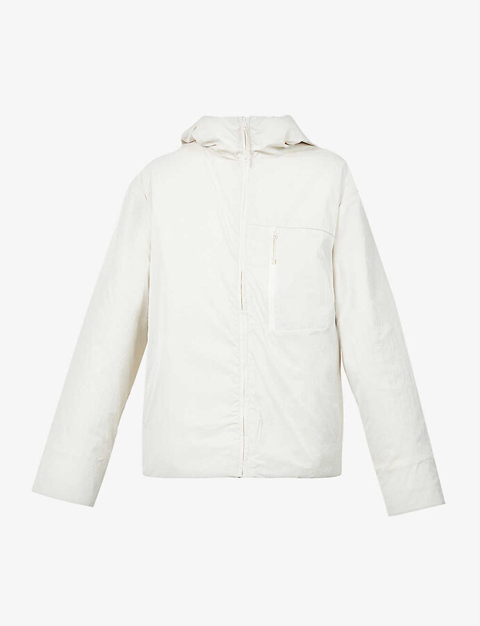 Rains Drifter high-neck shell hooded jacket - ShopStyle Down & Puffer Coats