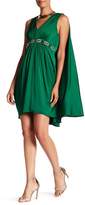 Thumbnail for your product : Trina Turk Prestige Embellished Cape Sleeve Dress
