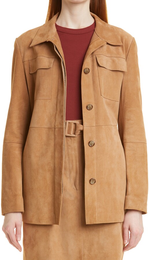 Camel Suede Jacket | Shop the world's largest collection of 