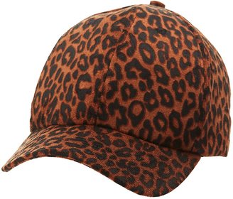 Charlotte Russe Leopard Print Baseball Hat