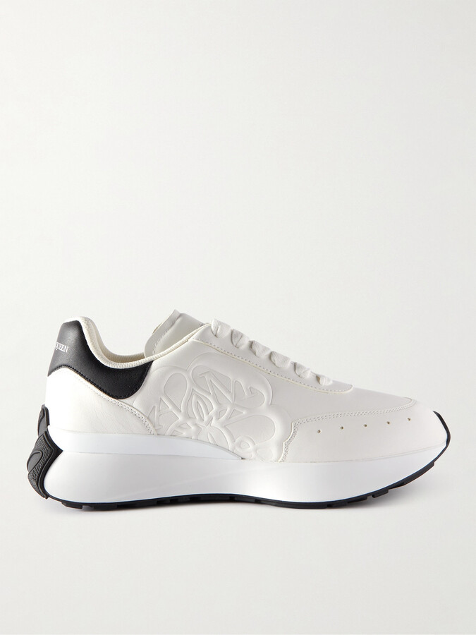 leather sole sneakers