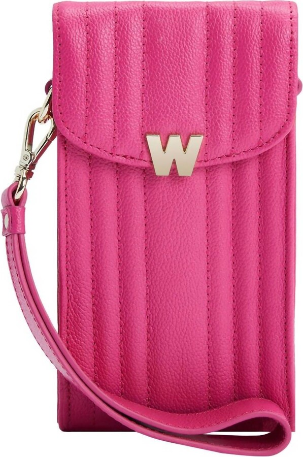 WOLF 1834 Women's Mimi Phone Case With Wristlet In Pink
