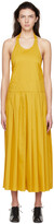 Thumbnail for your product : S Max Mara Yellow Perseo Midi Dress