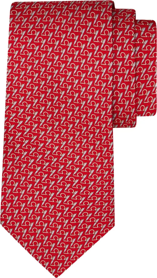 Ferragamo Writer-print tie