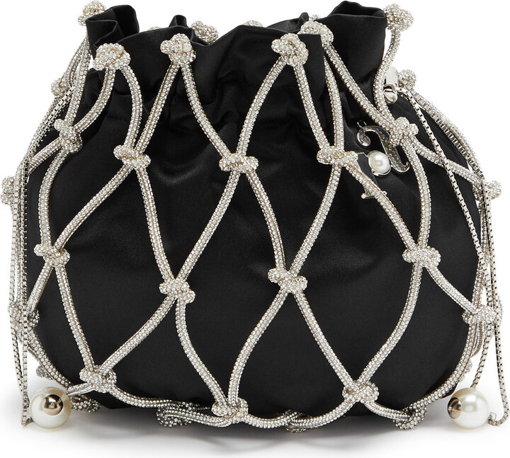 Rosantica Selene Capri Embellished Satin Pouch